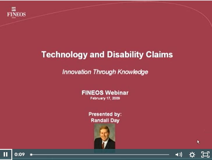 FINEOS Webinar: Using Technology To Address Challenges in Disability Claims