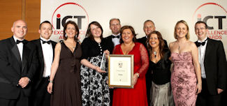 FINEOS Staff Collect ICT Award
