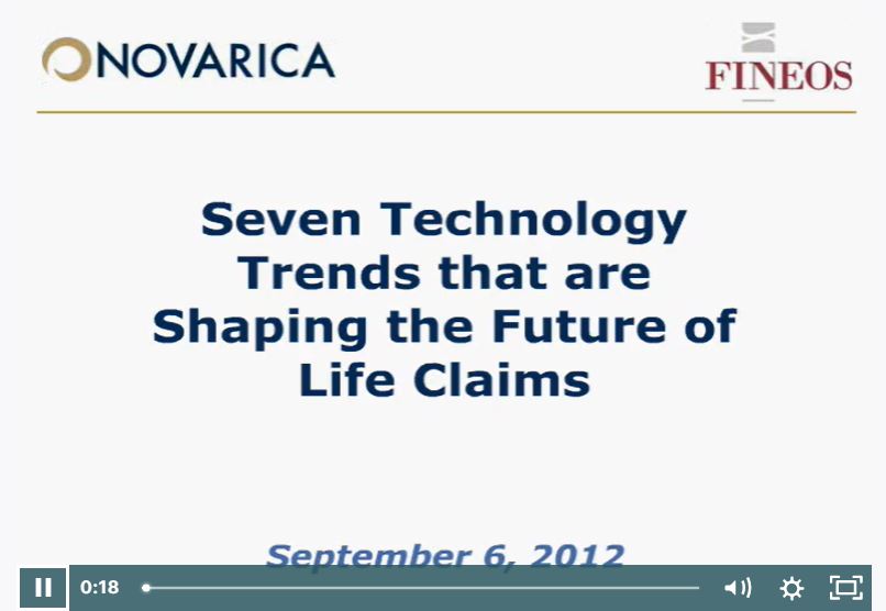 FINEOS Webinar: Seven Technology Trends that are Shaping the Future of Life Claims