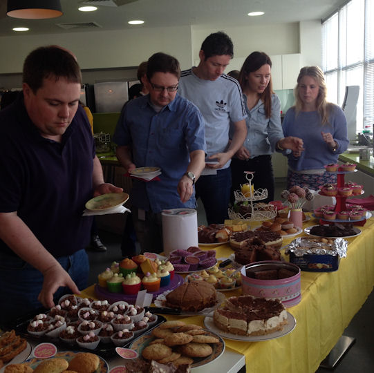 Cancer charity coffee morning