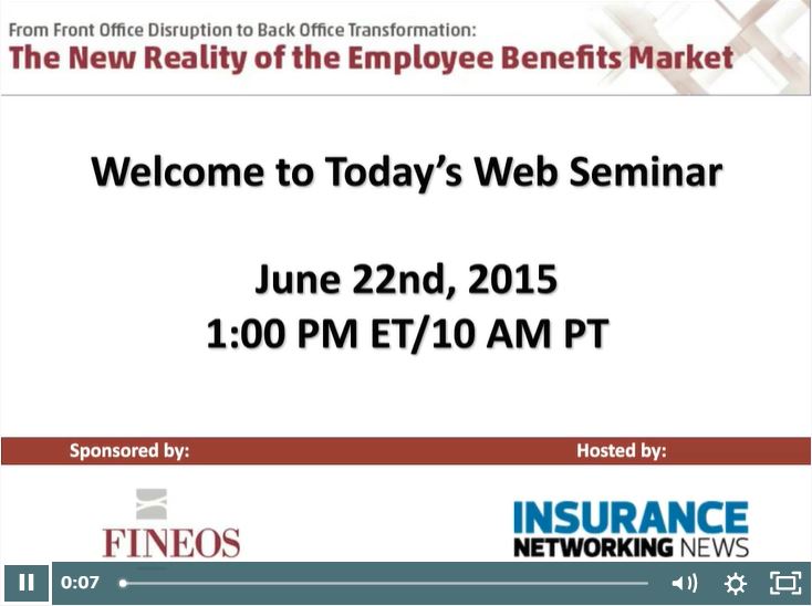 FINEOS Webinar: The New Reality of the Employee Benefits Market
