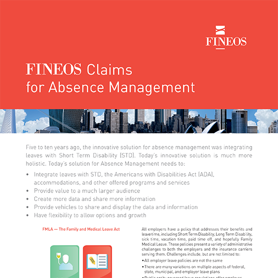 FINEOS launches new Absence Management Solution