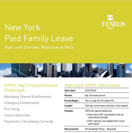 New York Paid Family Leave Overview New York Paid Family Leave Overview