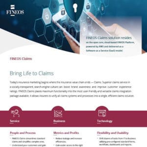 FINEOS Claims Datasheet