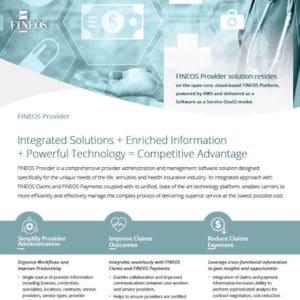 FINEOS Provider Datasheet