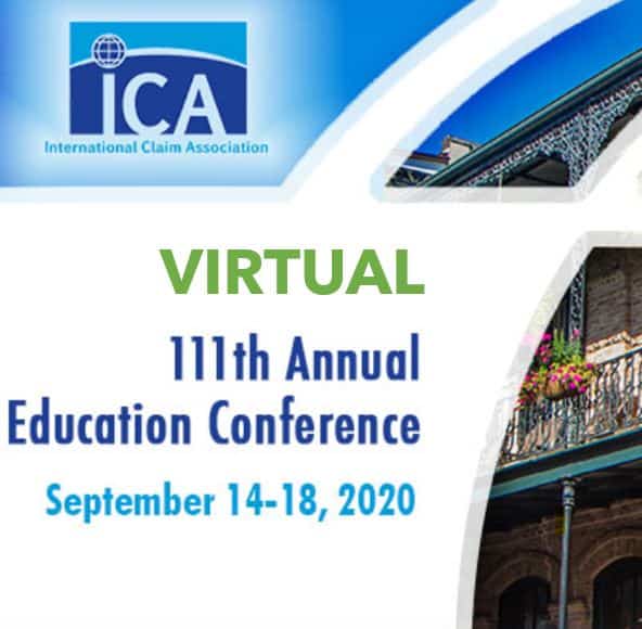 International Claim Association Annual Education Conference 2020