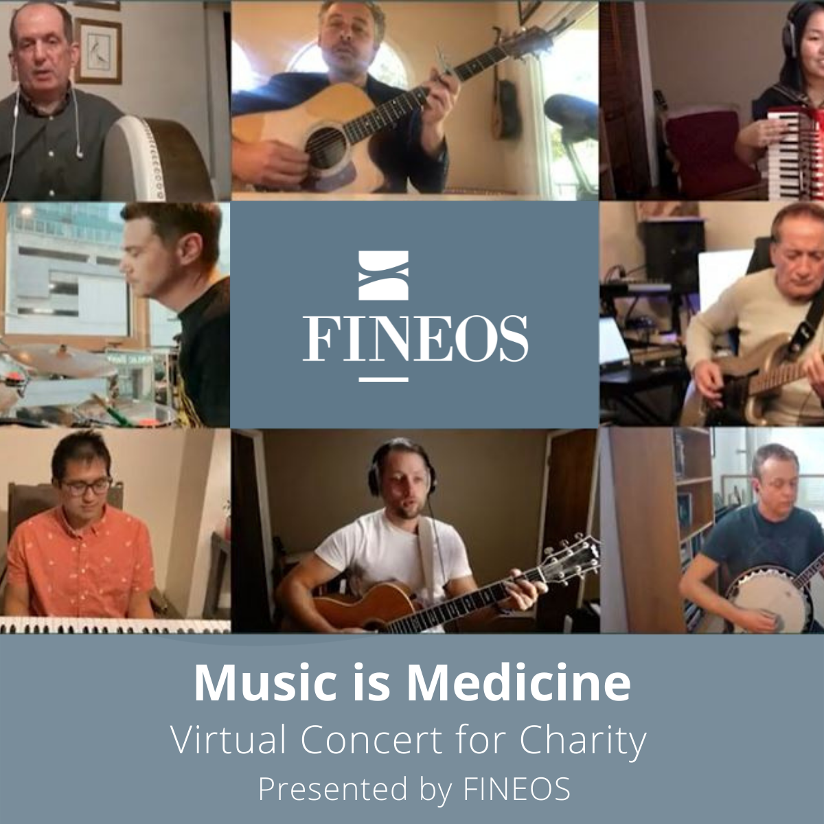 FINEOS Music is Medicine Virtual Charity Concert 2021