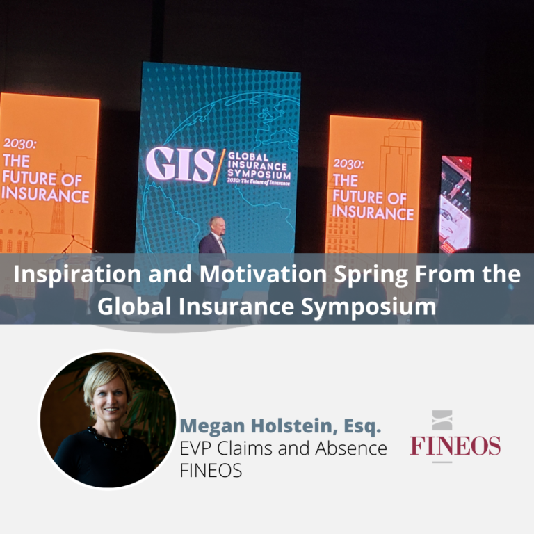 Inspiration and Motivation Spring From the Global Insurance Symposium