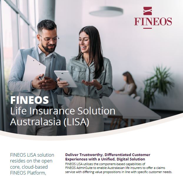 FINEOS Life Insurance Solutions Australasia (LISA) Datasheet