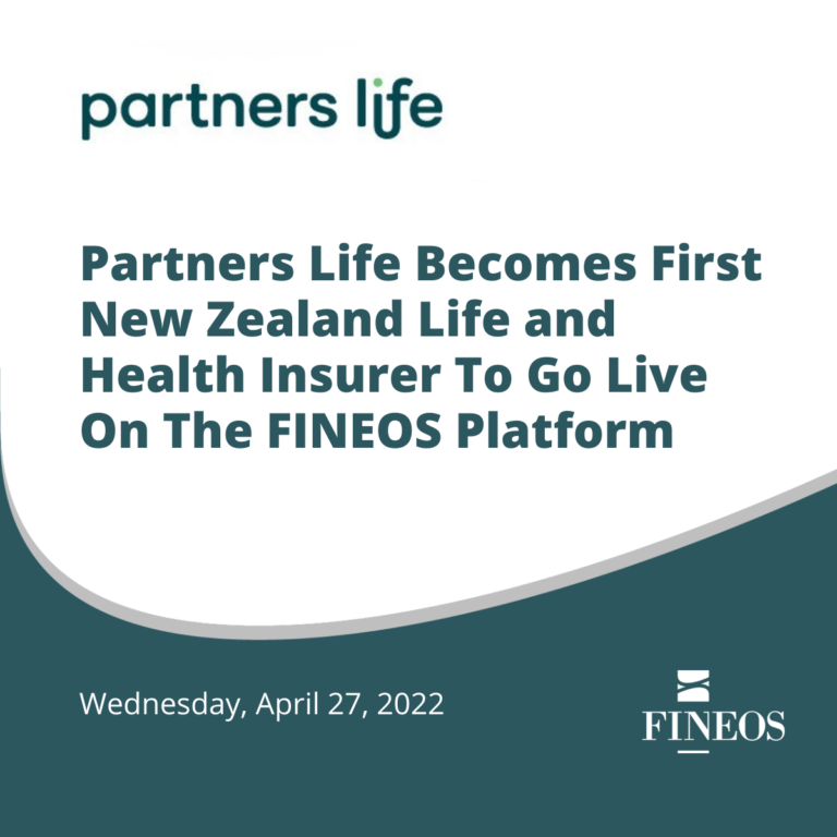 Partners Life Becomes First New Zealand Life and Health Insurer To Go Live On The FINEOS Platform
