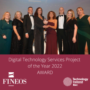 FINEOS wins Digital Technology Project of the Year for Fortune 100 US insurance carrier