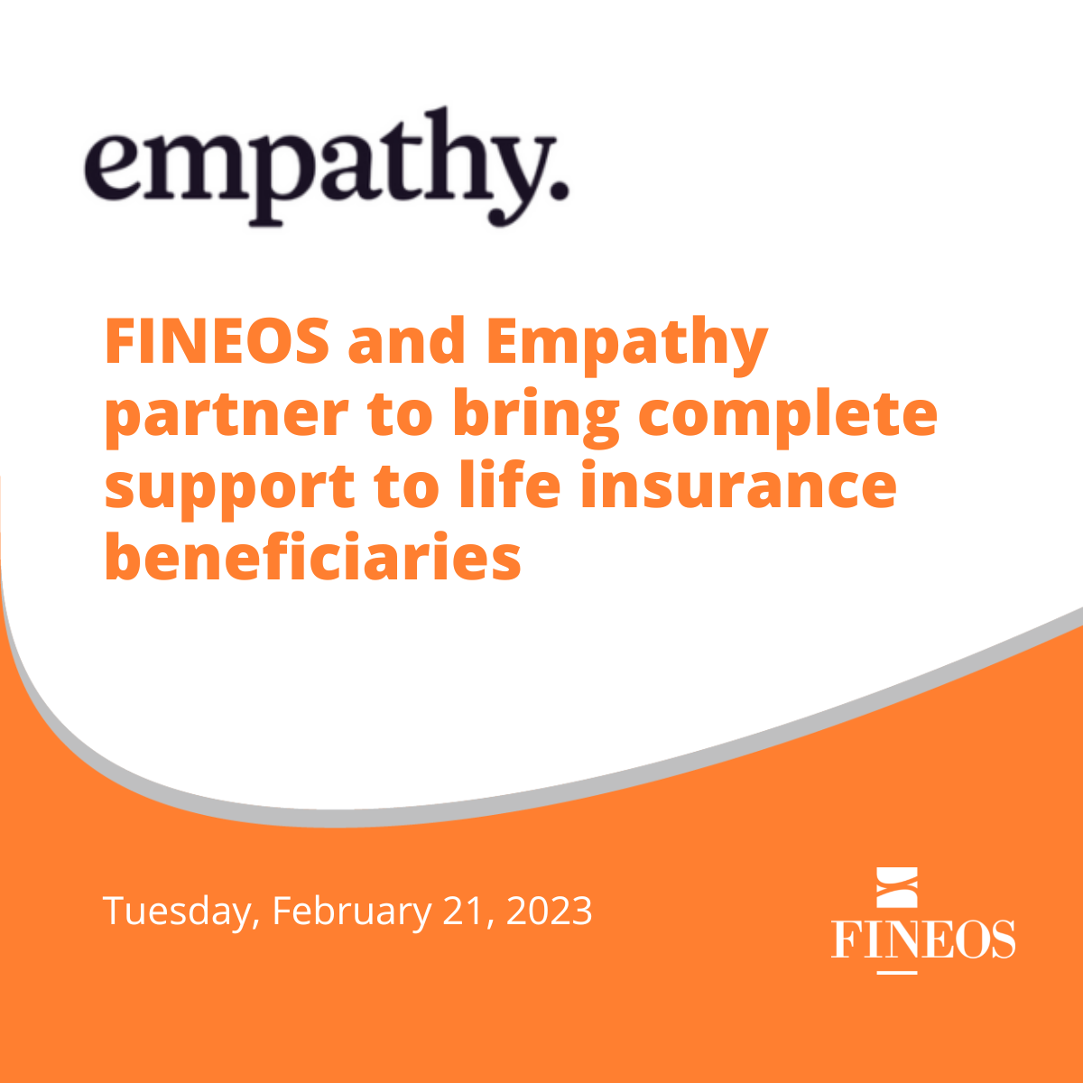 FINEOS and Empathy partner to bring complete support to life insurance beneficiaries