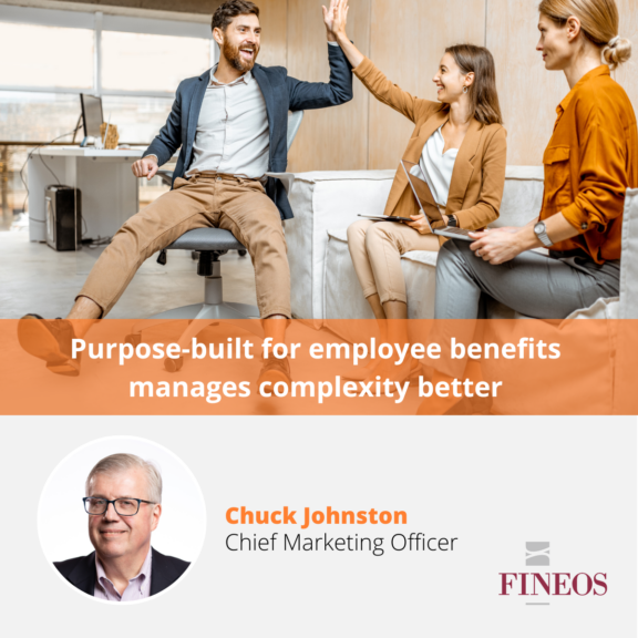 Purpose-built for employee benefits manages complexity better