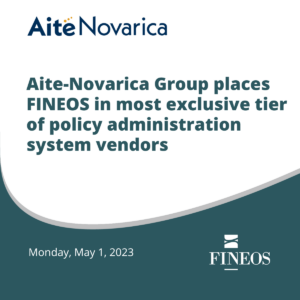 Aite-Novarica Group places FINEOS in most exclusive tier of policy administration system vendors