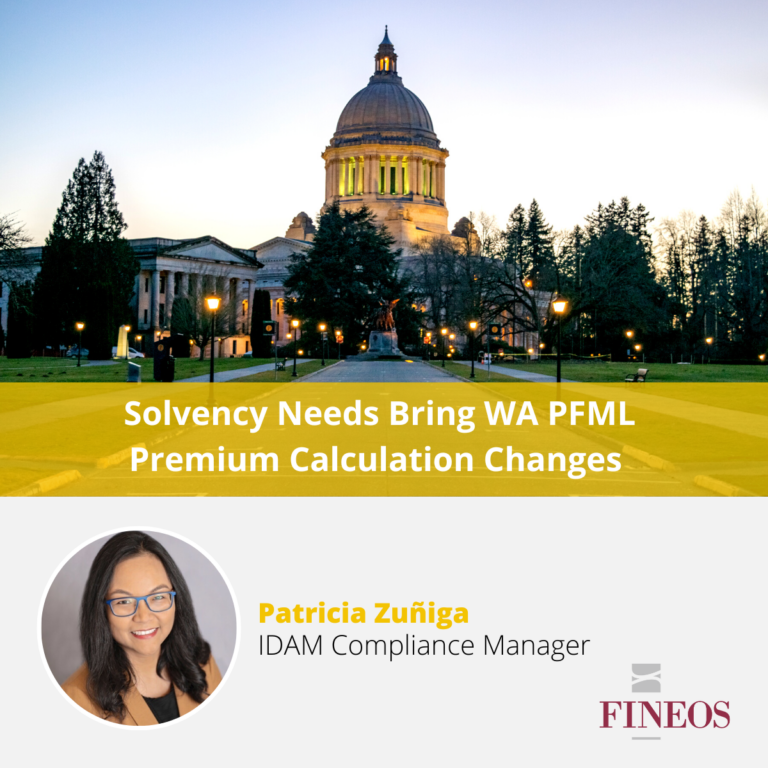 Solvency Needs Bring WA PFML Premium Calculation Changes