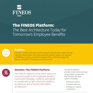 The FINEOS Platform Architecture for Employee Benefits
