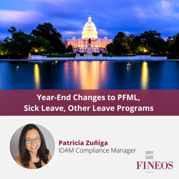 Year-End Changes to PFML, Sick Leave, Other Leave Programs