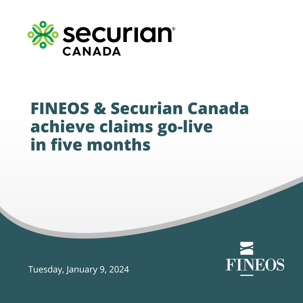 FINEOS & Securian Canada achieve   claims go-live in five months