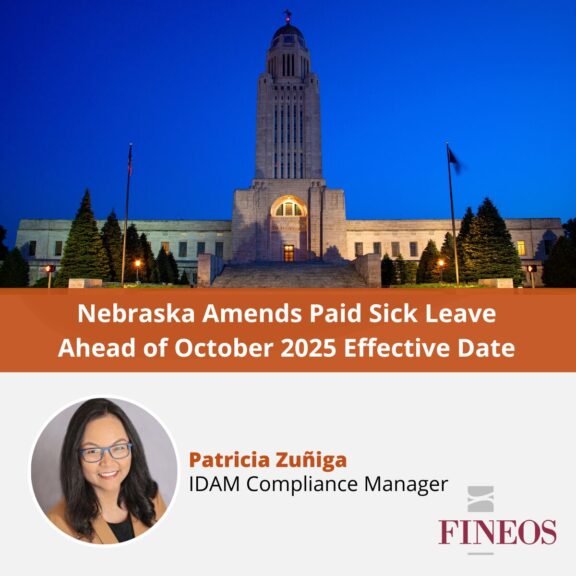 Nebraska Amends Paid Sick Leave Ahead of October 2025 Effective Date