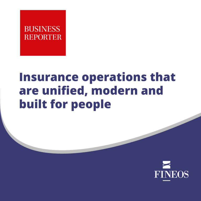 Insurance operations that are unified, modern and built for people