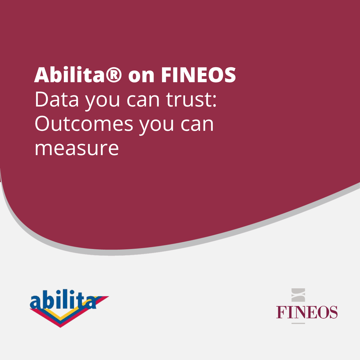 Data You Can Trust with Abilita® on FINEOS Datasheet