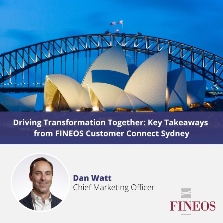Driving Transformation Together: Key Takeaways from FINEOS Customer Connect Sydney