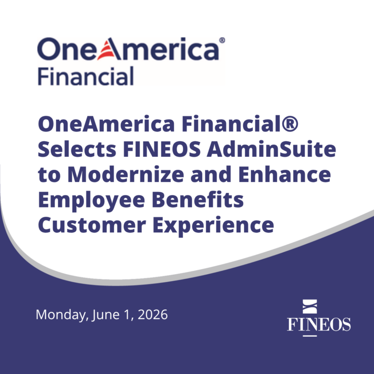 OneAmerica Financial® Selects FINEOS AdminSuite to Modernize and Enhance Employee Benefits Customer Experience